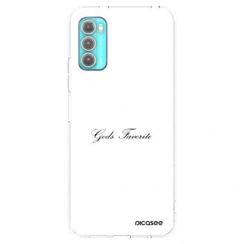 Picasee silikonový průhledný obal pro Motorola Moto G60 - Gods Favorite