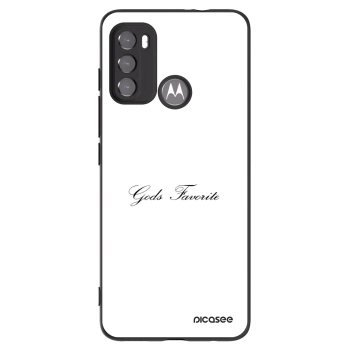 Picasee silikonový černý obal pro Motorola Moto G60 - Gods Favorite