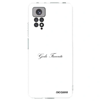 Picasee silikonový průhledný obal pro Xiaomi Redmi Note 11 - Gods Favorite