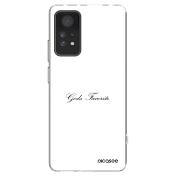 Picasee silikonový průhledný obal pro Xiaomi Redmi Note 11 Pro - Gods Favorite