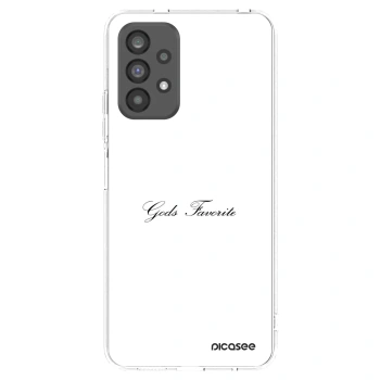 Picasee silikonový průhledný obal pro Samsung Galaxy A73 5G - Gods Favorite