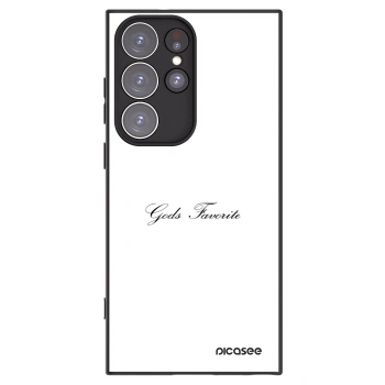 Picasee silikonový černý obal pro Samsung Galaxy S23 Ultra 5G - Gods Favorite