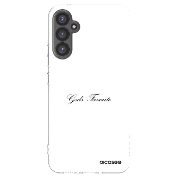 Picasee silikonový průhledný obal pro Samsung Galaxy A34 5G A346B - Gods Favorite