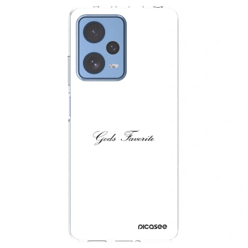 Picasee silikonový průhledný obal pro Xiaomi Redmi Note 12 Pro 5G - Gods Favorite