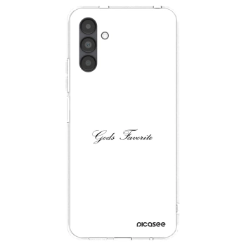 Picasee silikonový průhledný obal pro Samsung Galaxy A04s A047F - Gods Favorite