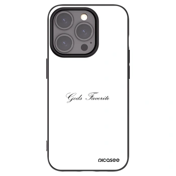 Picasee silikonový černý obal pro Apple iPhone 15 Pro - Gods Favorite