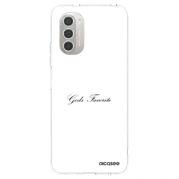 Picasee silikonový průhledný obal pro Motorola Moto G51 - Gods Favorite