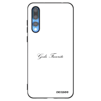 Picasee silikonový černý obal pro Huawei P20 Pro - Gods Favorite