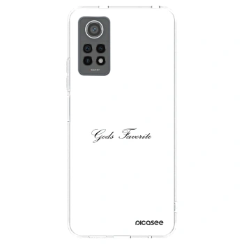 Picasee silikonový průhledný obal pro Xiaomi Redmi Note 12 Pro 4G - Gods Favorite