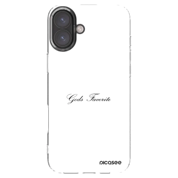 Picasee silikonový průhledný obal pro Apple iPhone 16 Plus - Gods Favorite