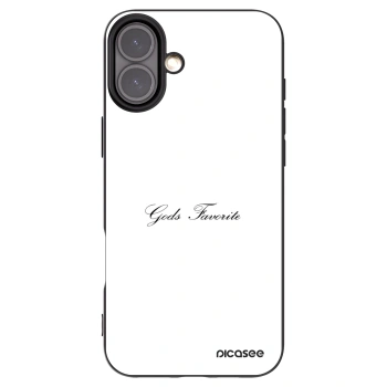 Picasee silikonový černý obal pro Apple iPhone 16 Plus - Gods Favorite