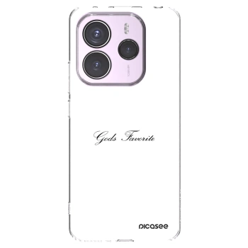 Picasee silikonový průhledný obal pro Xiaomi Redmi Note 14 5G - Gods Favorite