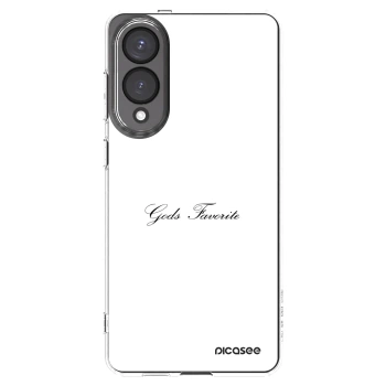 Picasee silikonový průhledný obal pro Samsung Galaxy S25 Edge 5G - Gods Favorite