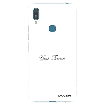 Picasee silikonový průhledný obal pro Huawei Y7 2019 - Gods Favorite