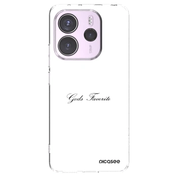 Picasee silikonový průhledný obal pro Xiaomi Redmi Note 14 4G - Gods Favorite