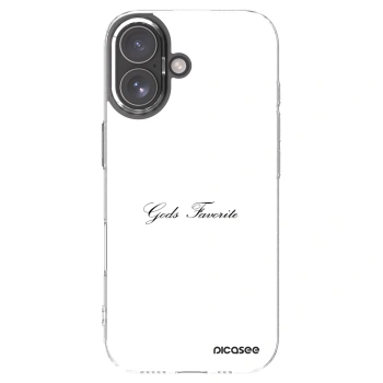 Picasee silikonový průhledný obal pro Apple iPhone 17 - Gods Favorite
