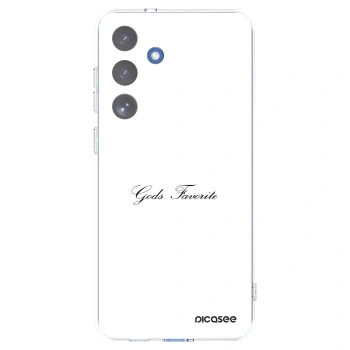 Picasee silikonový průhledný obal pro Samsung Galaxy S25 FE 5G - Gods Favorite