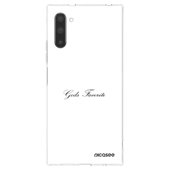 Picasee silikonový průhledný obal pro Samsung Galaxy Note 10 N970F - Gods Favorite