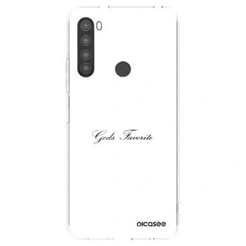 Picasee silikonový průhledný obal pro Xiaomi Redmi Note 8 - Gods Favorite