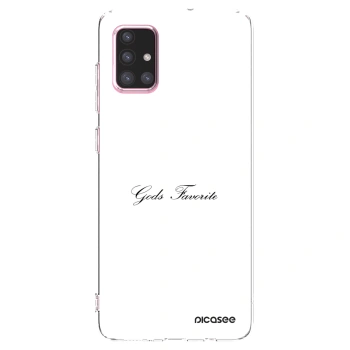 Picasee silikonový průhledný obal pro Samsung Galaxy A71 A715F - Gods Favorite