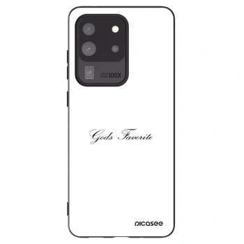 Picasee silikonový černý obal pro Samsung Galaxy S20 Ultra 5G G988F - Gods Favorite