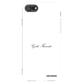 Picasee silikonový průhledný obal pro Apple iPhone SE 2020 - Gods Favorite