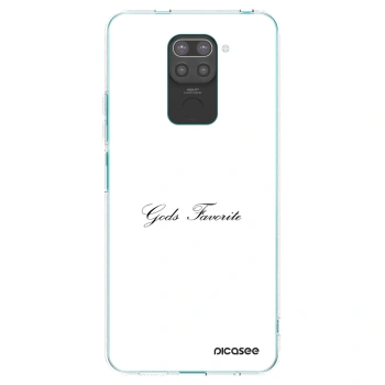 Picasee silikonový černý obal pro Xiaomi Redmi Note 9 - Gods Favorite