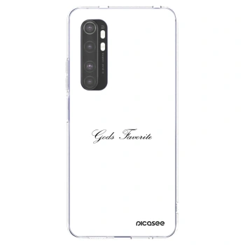 Picasee silikonový průhledný obal pro Xiaomi Mi Note 10 Lite - Gods Favorite