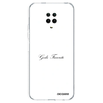 Picasee silikonový průhledný obal pro Xiaomi Redmi Note 9S - Gods Favorite