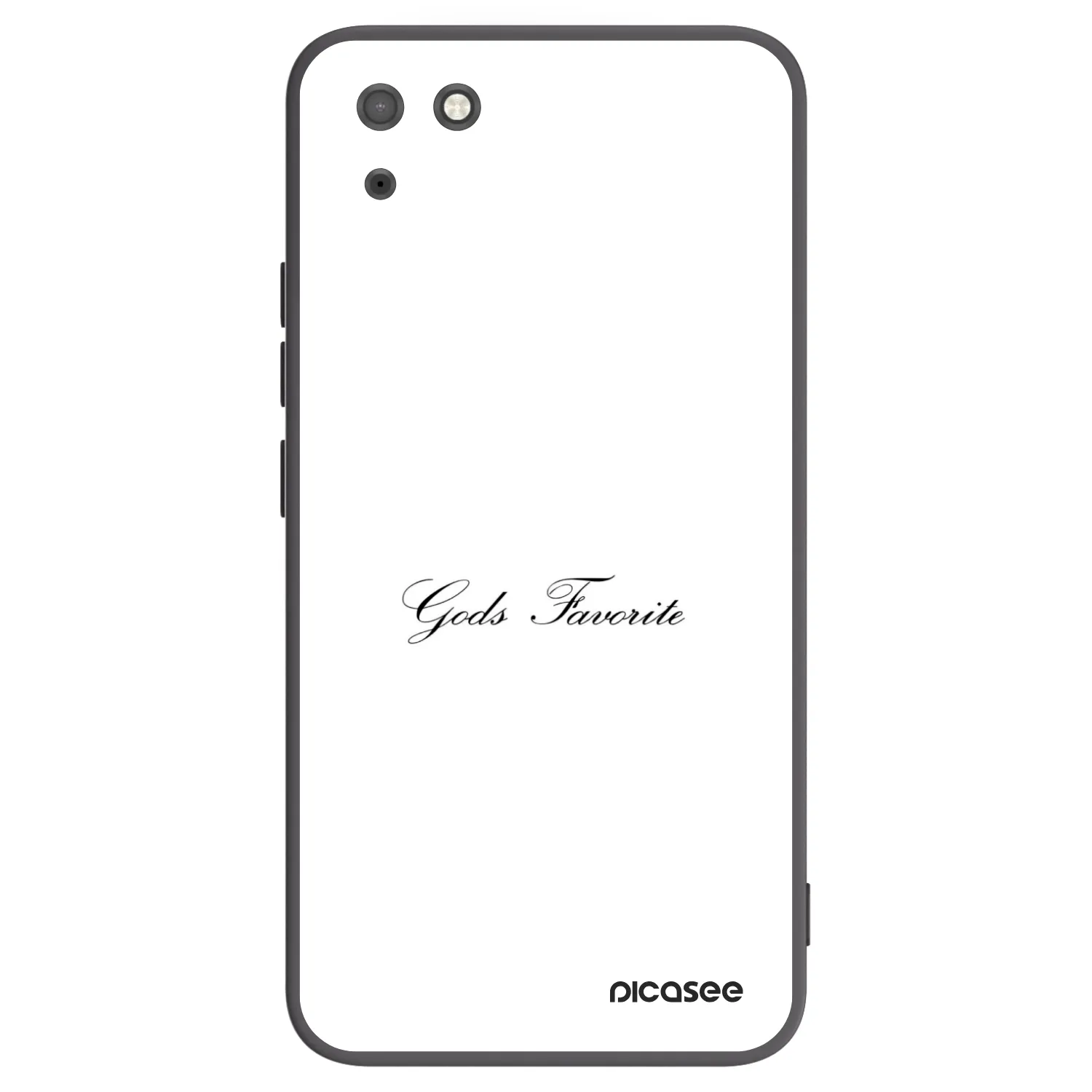 Picasee silikonový černý obal pro Huawei Y5P - Gods Favorite