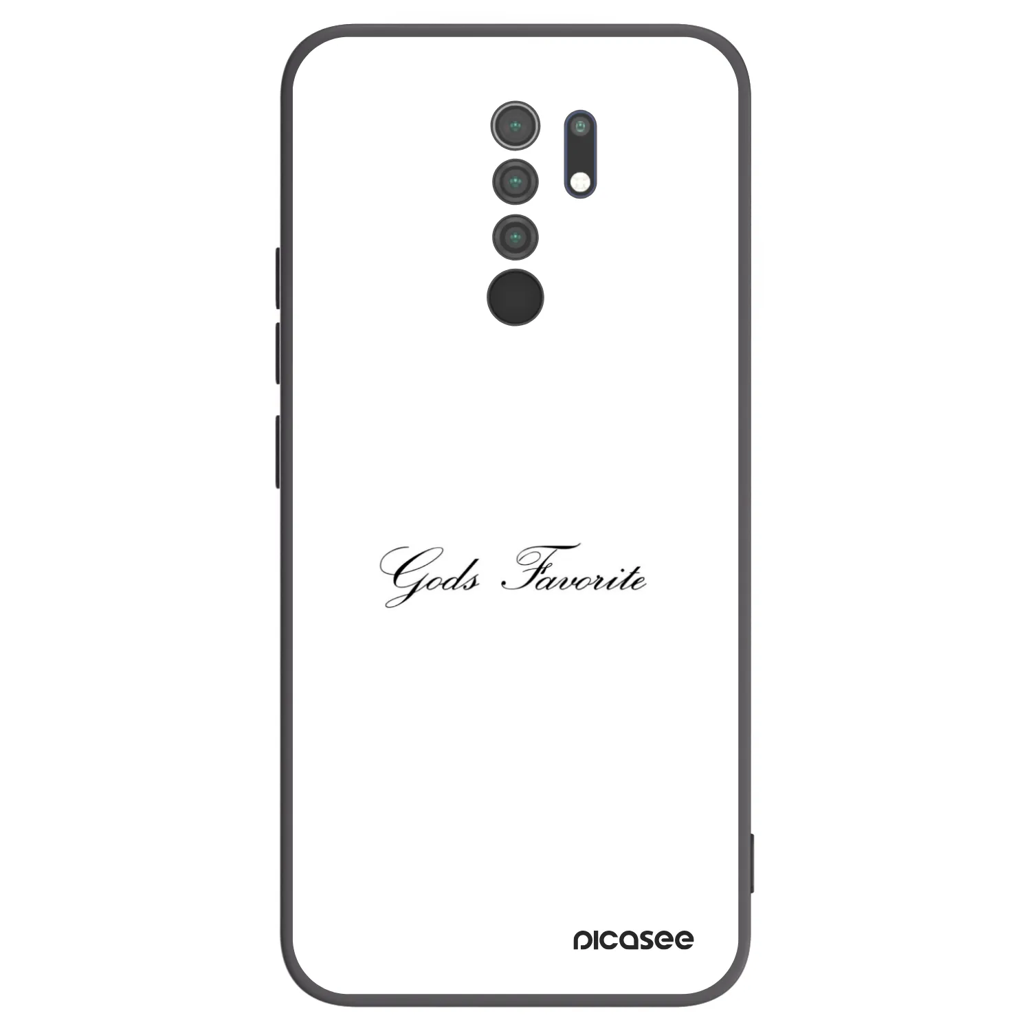 Picasee silikonový černý obal pro Xiaomi Redmi 9 - Gods Favorite