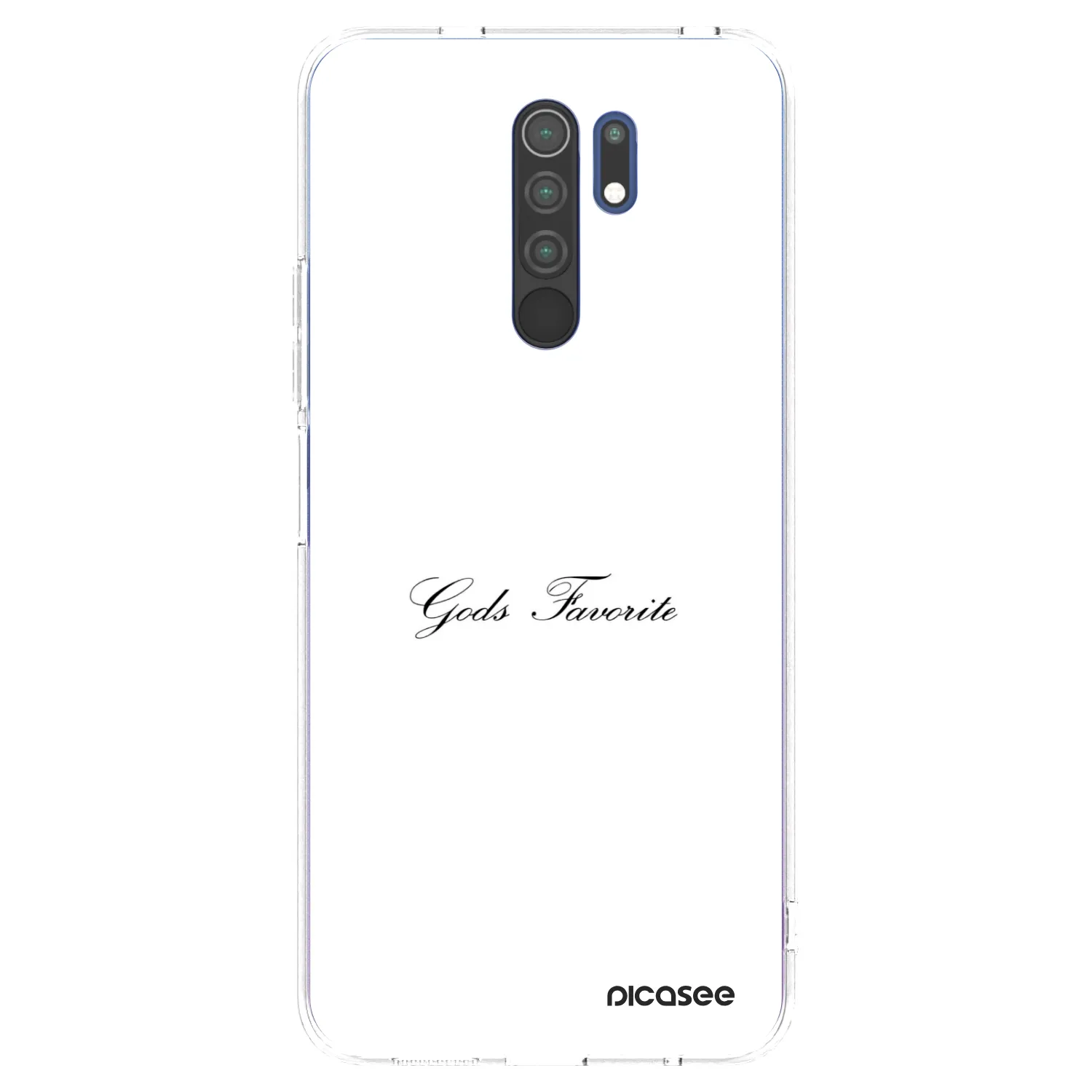 Picasee silikonový průhledný obal pro Xiaomi Redmi 9 - Gods Favorite