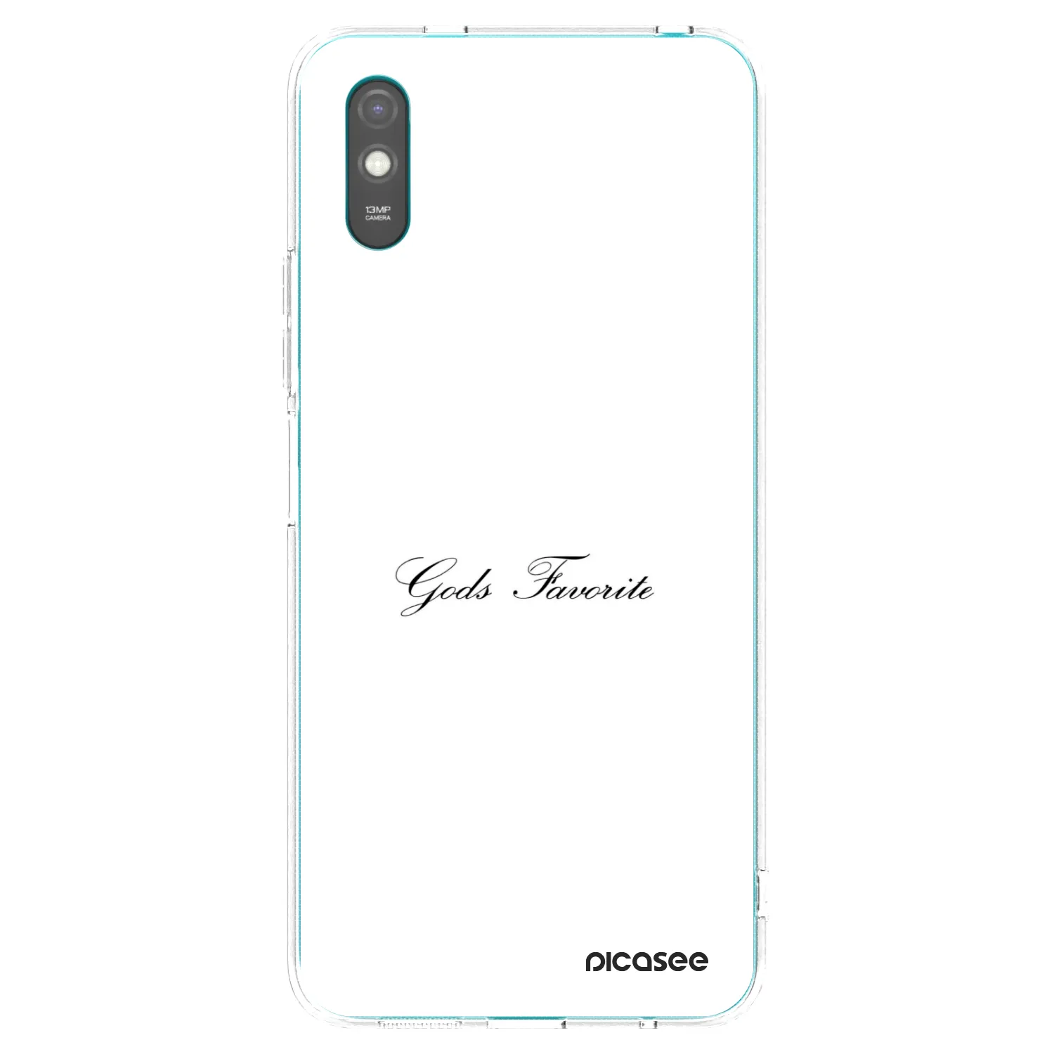 Picasee silikonový průhledný obal pro Xiaomi Redmi 9A - Gods Favorite