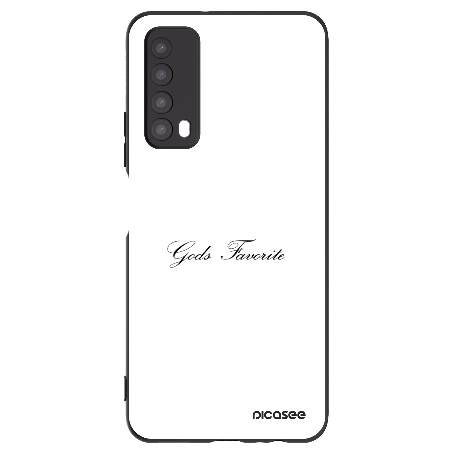 Picasee silikonový černý obal pro Huawei P Smart 2021 - Gods Favorite