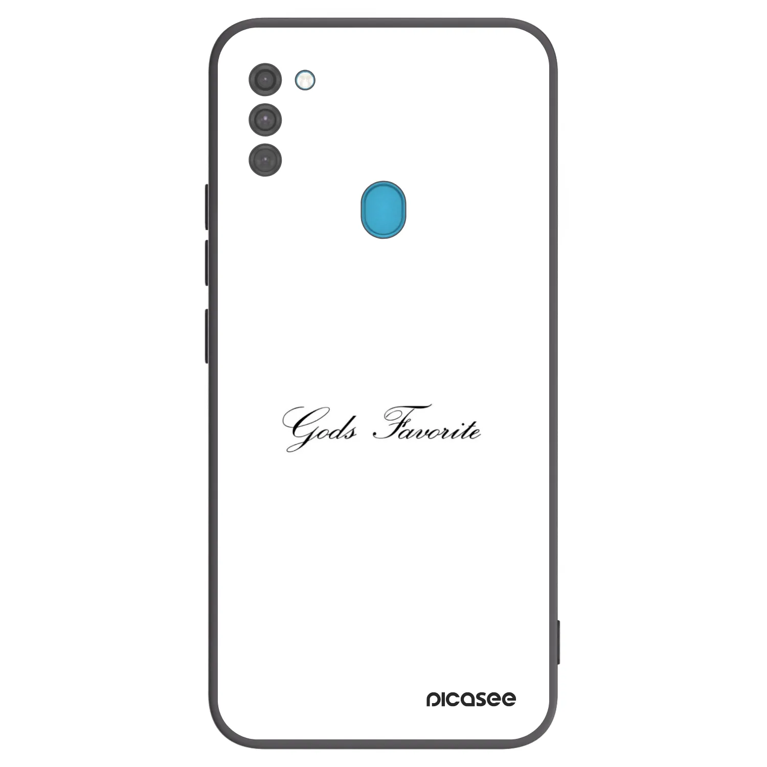 Picasee silikonový černý obal pro Samsung Galaxy M11 - Gods Favorite