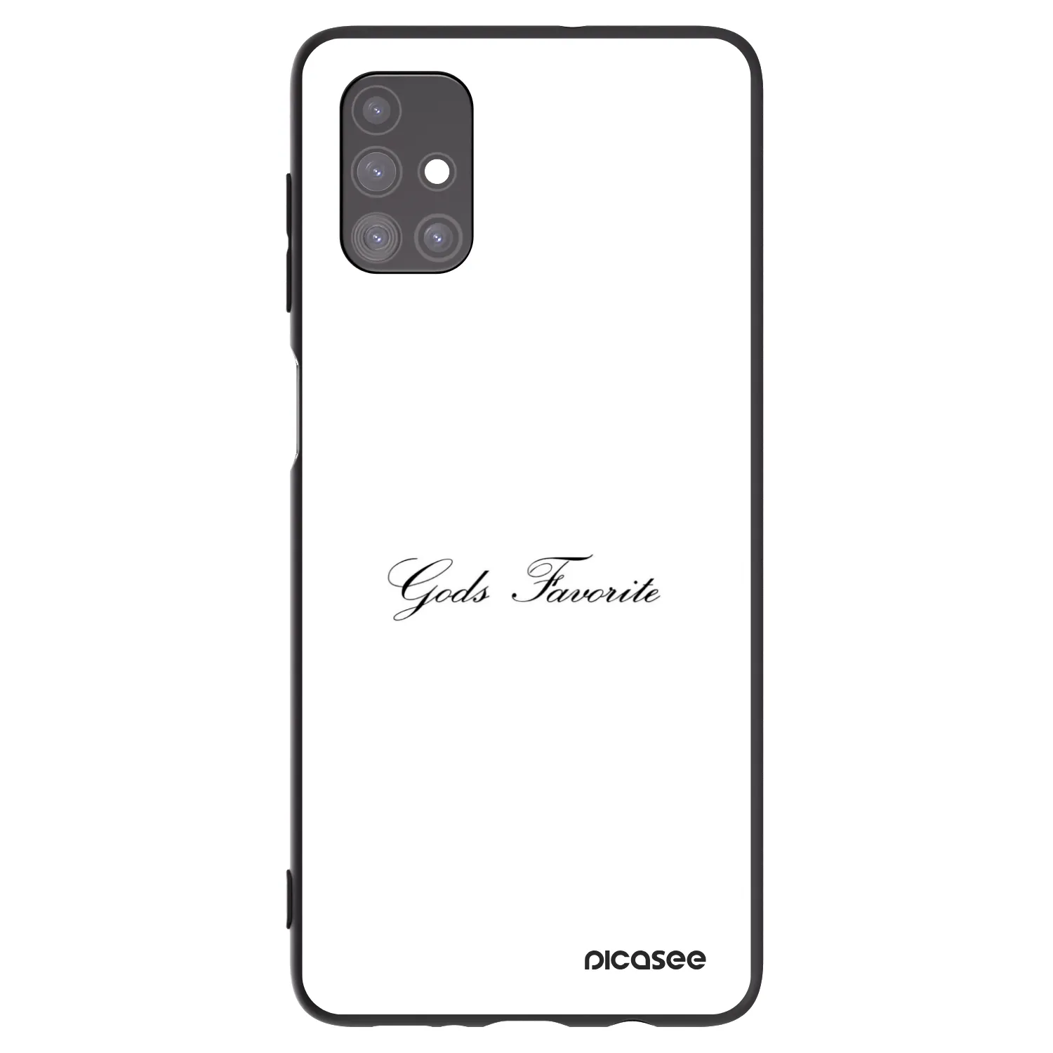 Picasee silikonový černý obal pro Samsung Galaxy M51 M515F - Gods Favorite