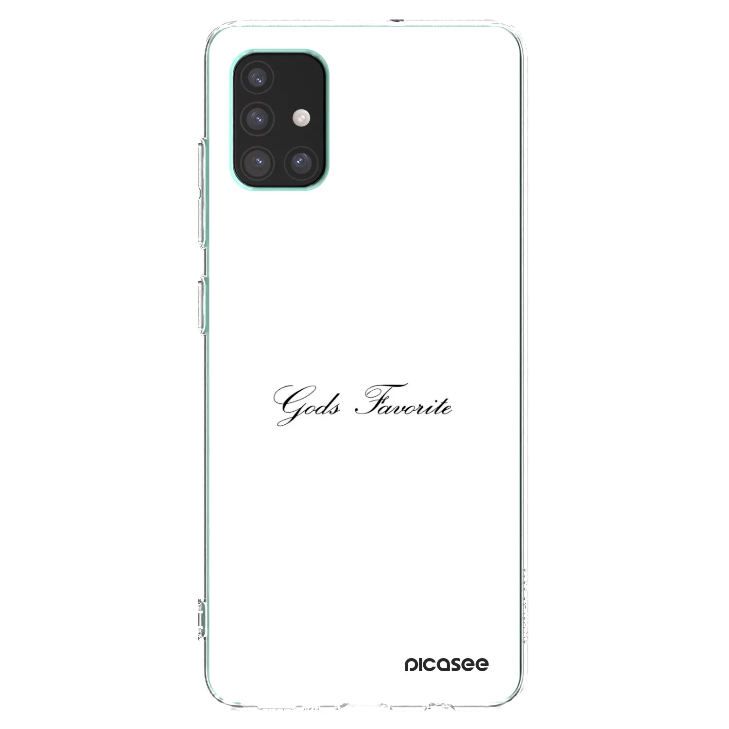 Picasee silikonový průhledný obal pro Samsung Galaxy M51 M515F - Gods Favorite