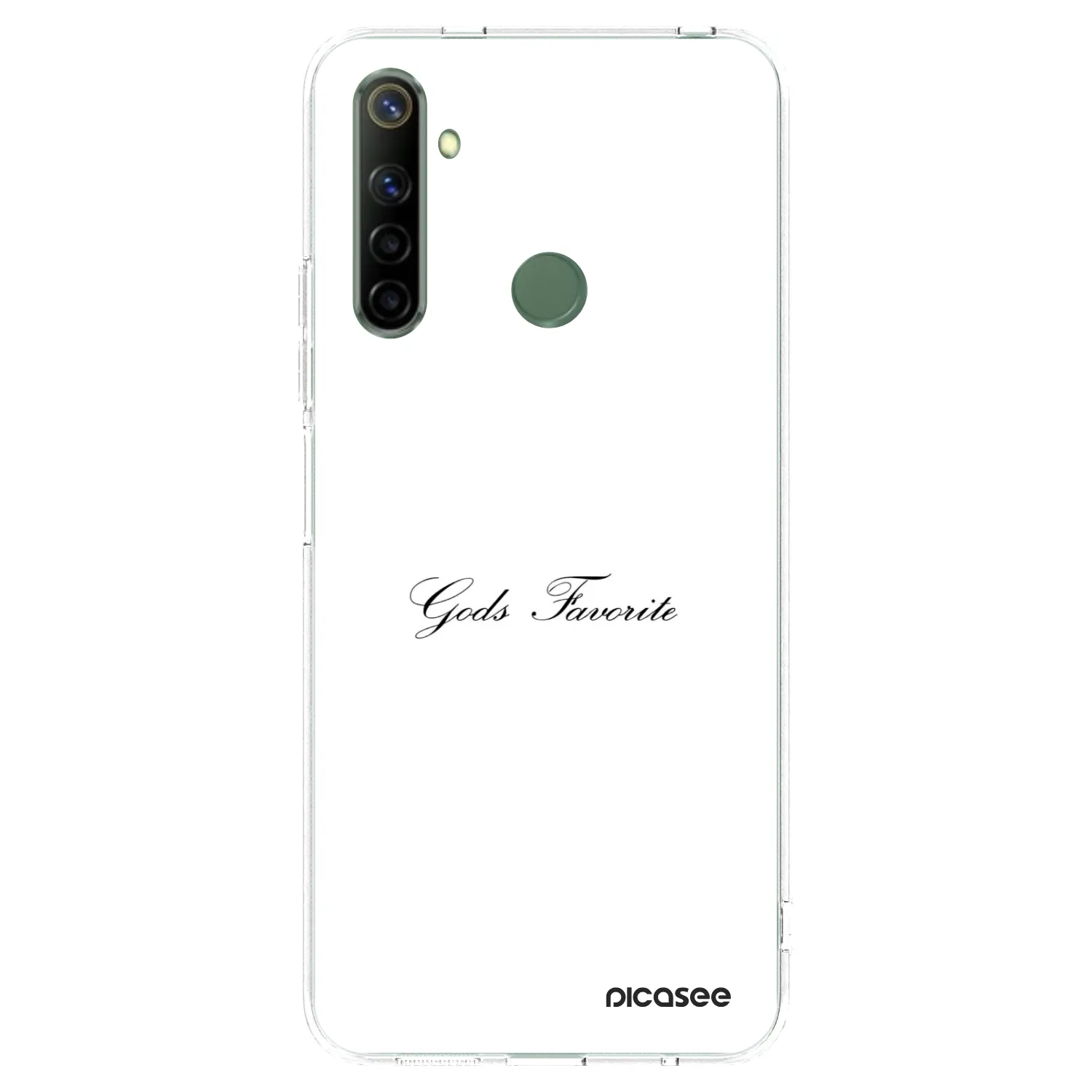 Picasee silikonový průhledný obal pro Realme 6i - Gods Favorite