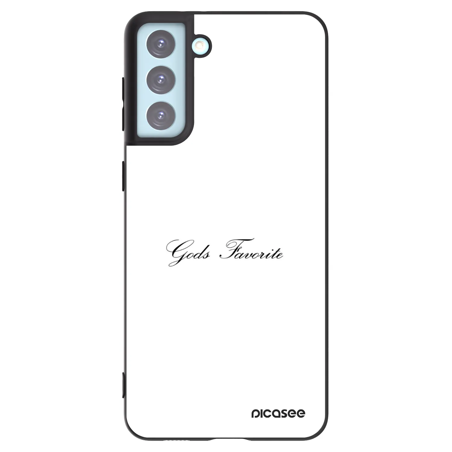 Picasee silikonový černý obal pro Samsung Galaxy S21+ 5G G996F - Gods Favorite