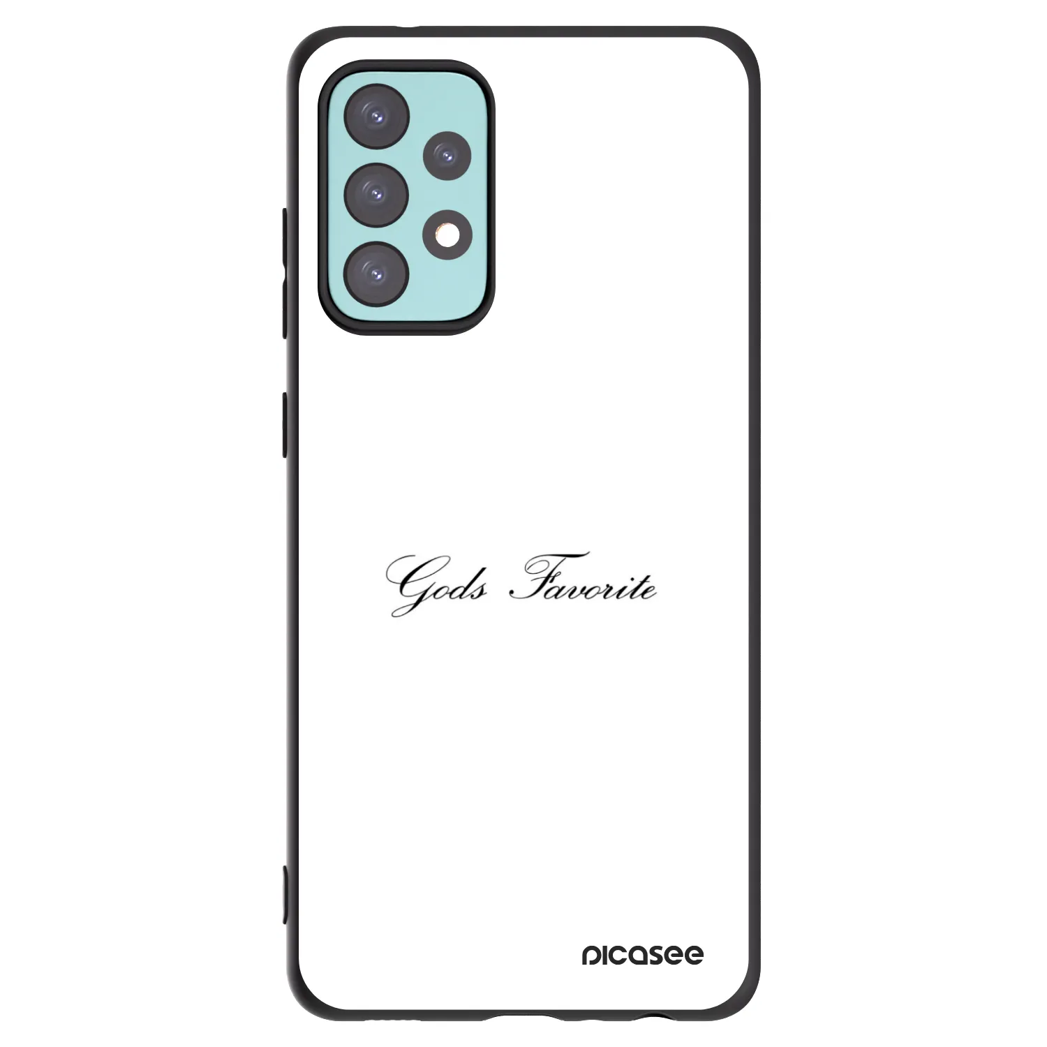 Picasee silikonový černý obal pro Samsung Galaxy A72 A725F - Gods Favorite