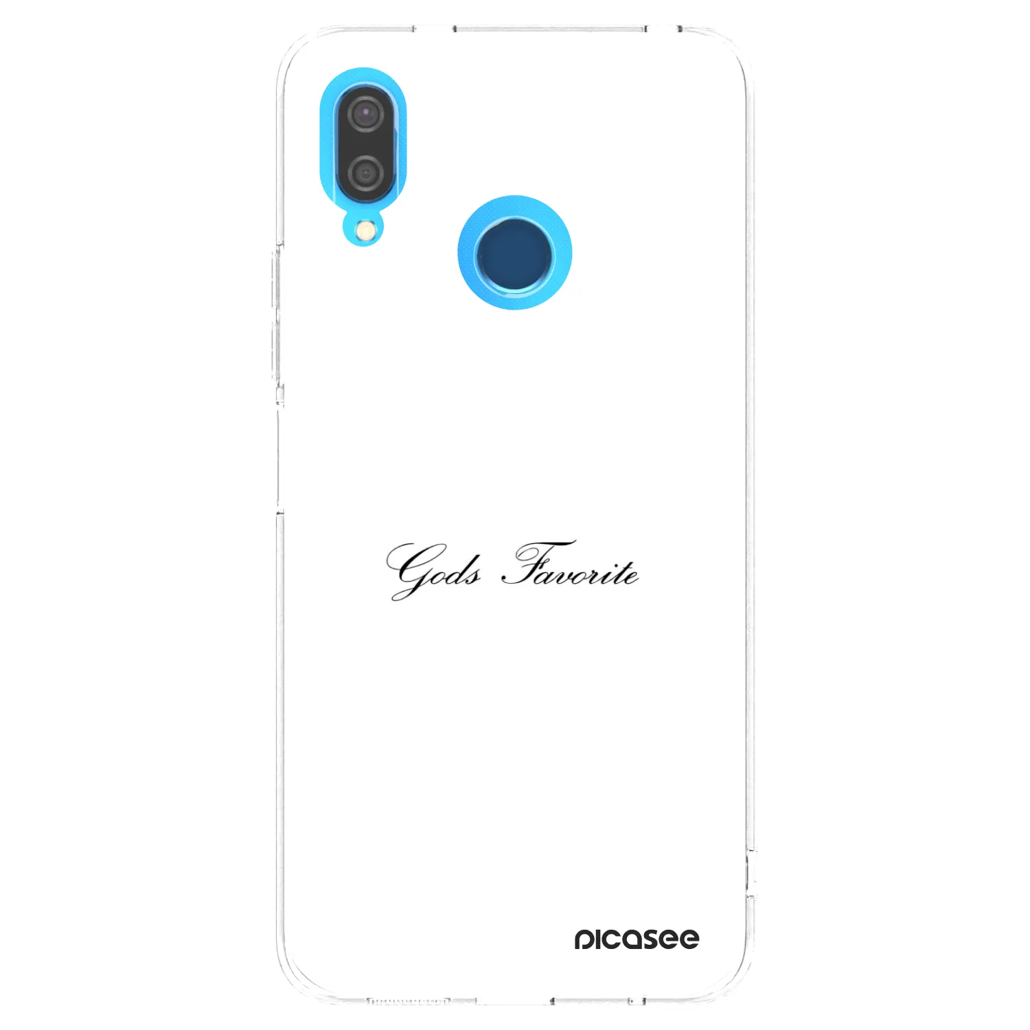 Picasee silikonový průhledný obal pro Huawei P20 Lite - Gods Favorite