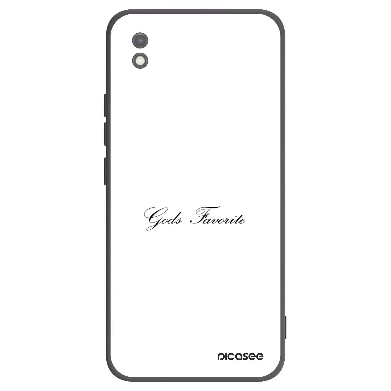 Picasee silikonový černý obal pro Xiaomi Redmi 9AT - Gods Favorite