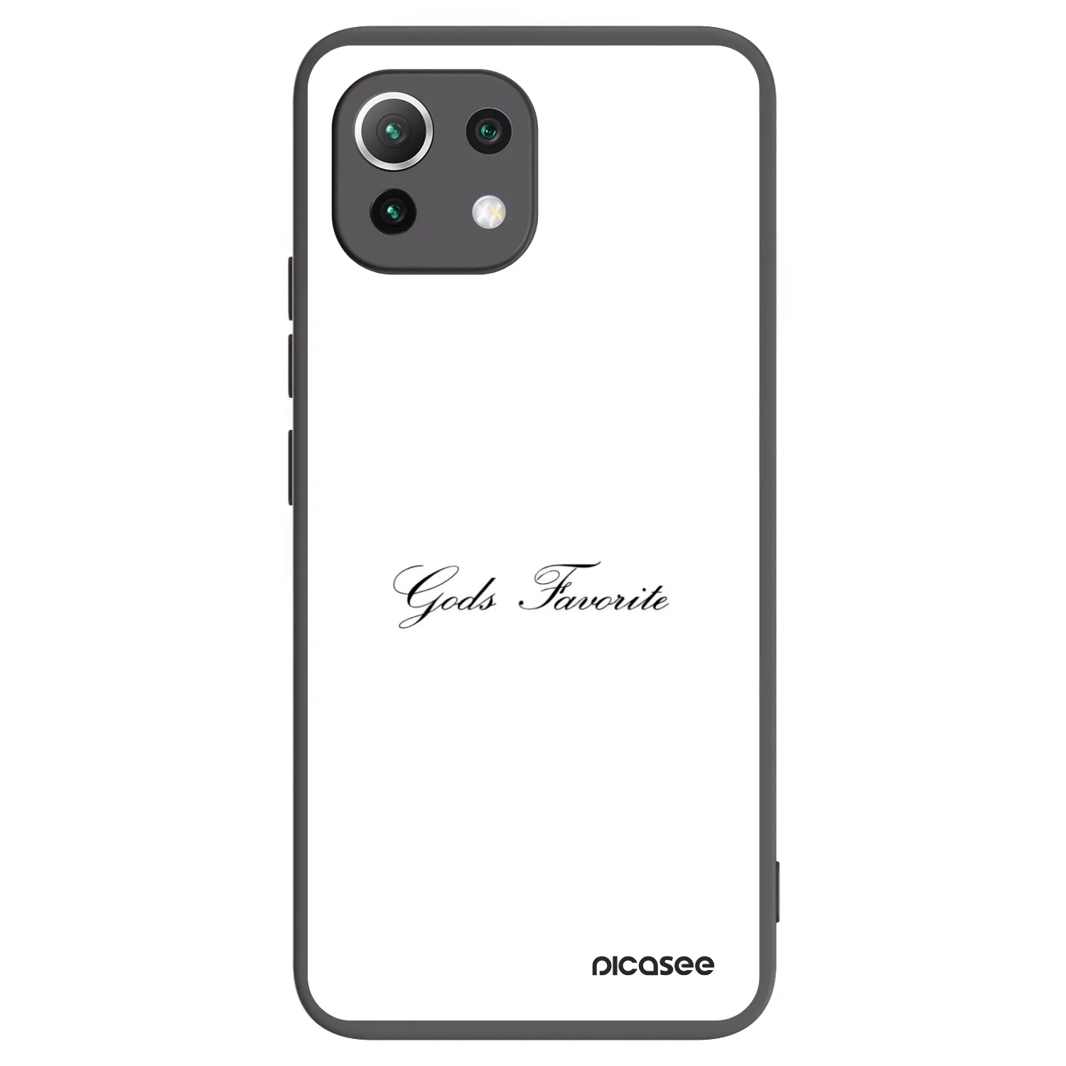 Picasee silikonový černý obal pro Xiaomi Mi 11 Lite - Gods Favorite