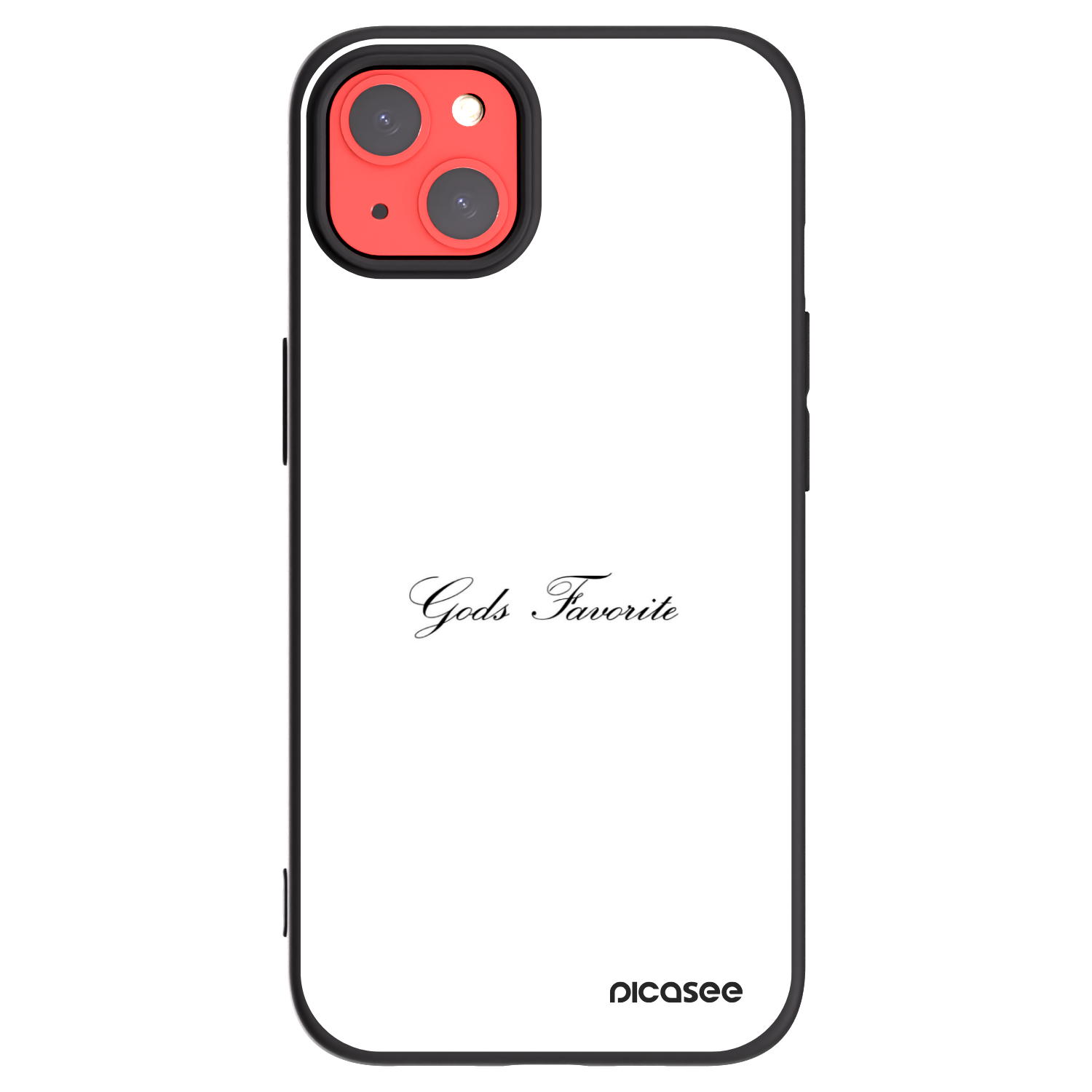 Picasee silikonový černý obal pro Apple iPhone 13 - Gods Favorite