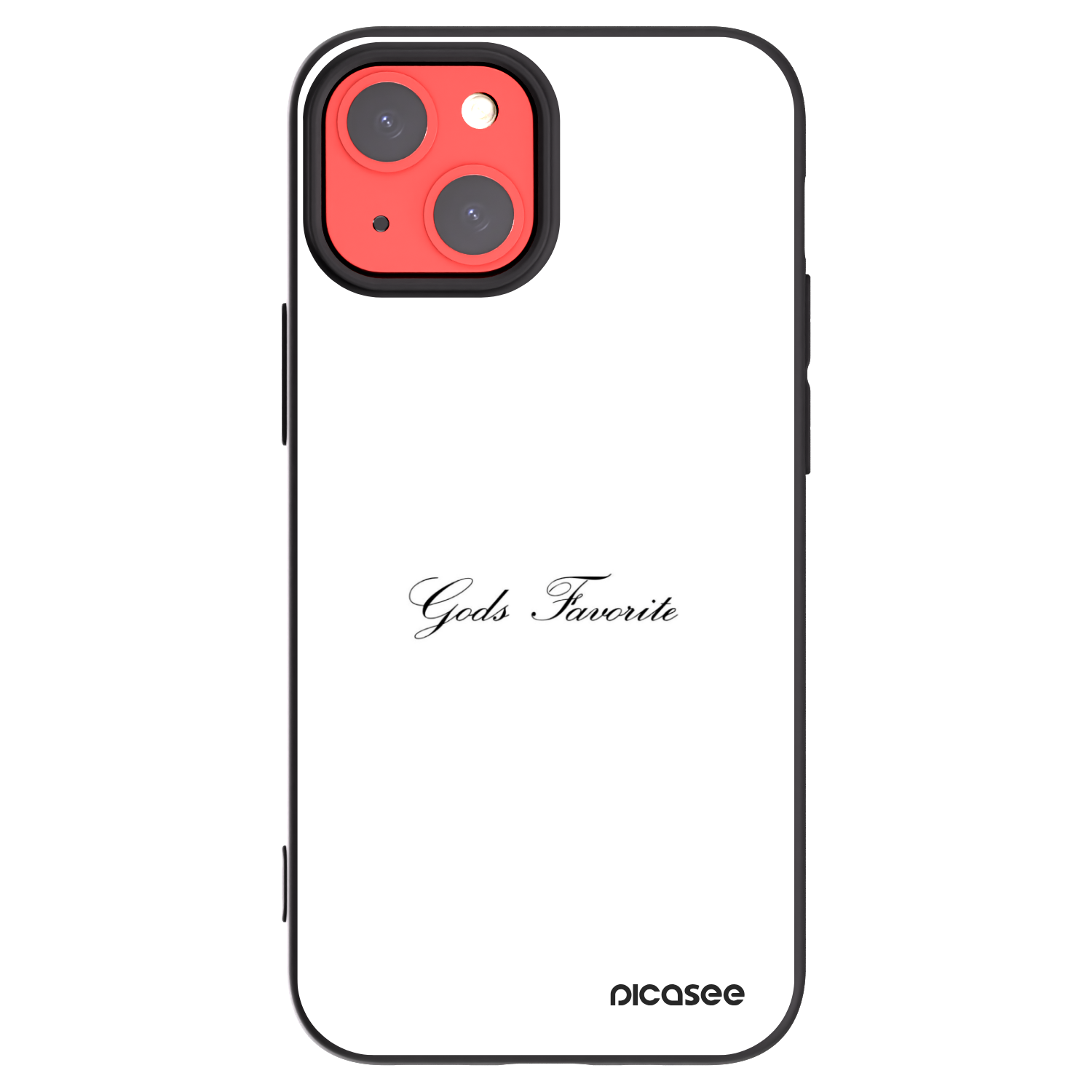 Picasee silikonový černý obal pro Apple iPhone 13 mini - Gods Favorite