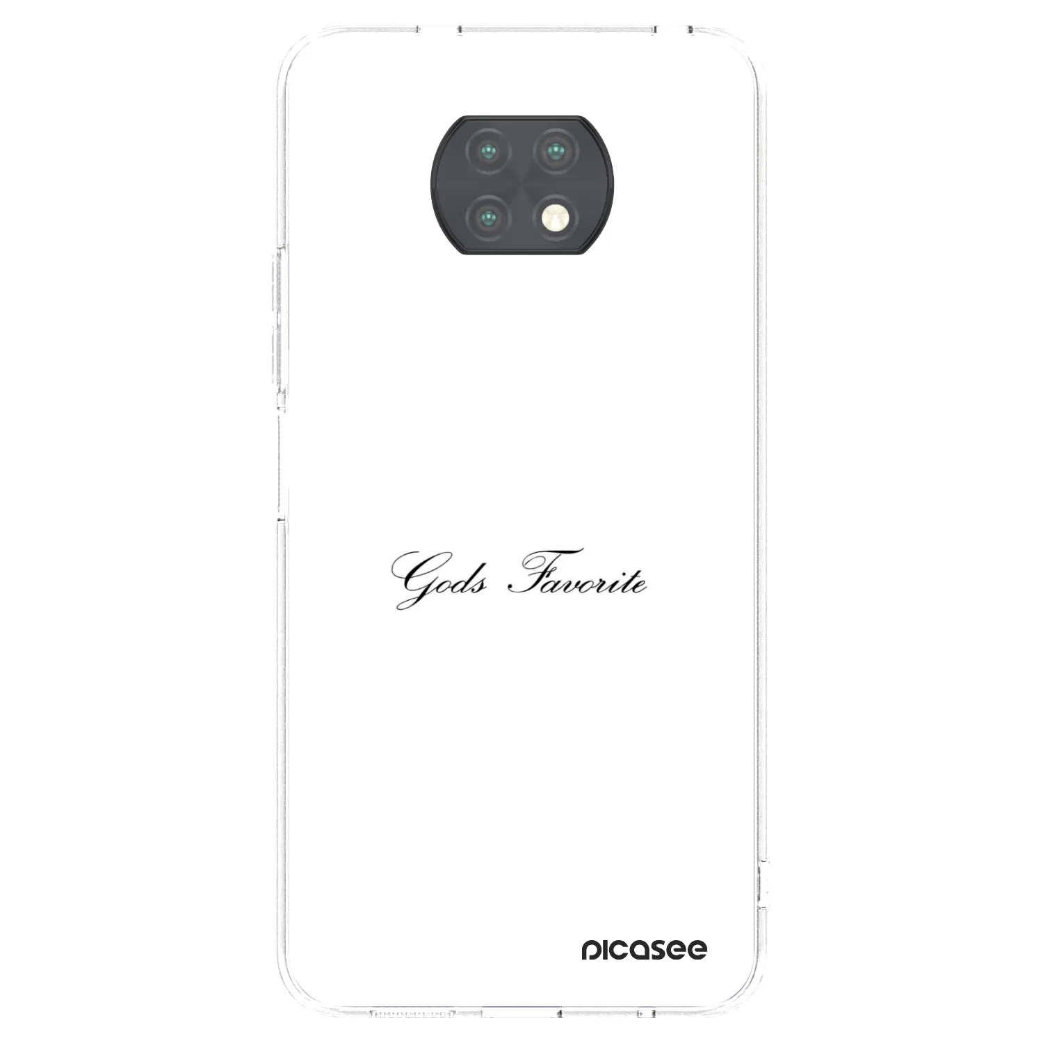 Picasee silikonový průhledný obal pro Xiaomi Redmi Note 9T - Gods Favorite
