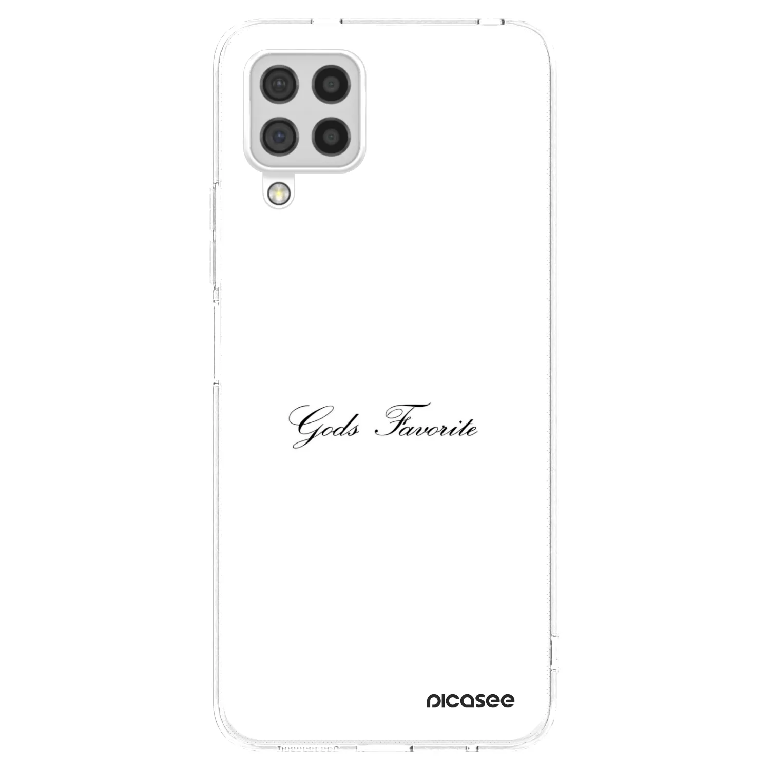 Picasee silikonový průhledný obal pro Samsung Galaxy A22 A225F 4G - Gods Favorite