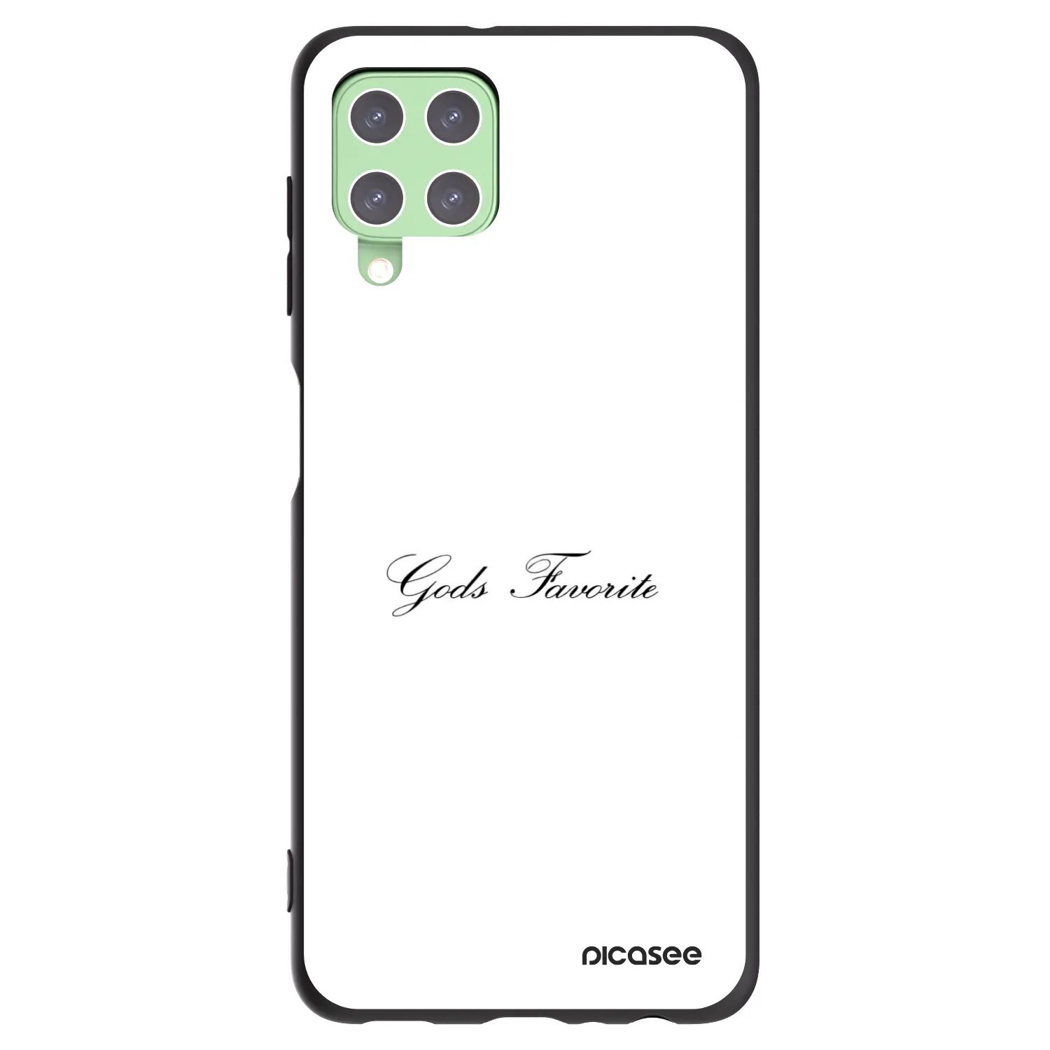 Picasee silikonový černý obal pro Samsung Galaxy A22 A225F 4G - Gods Favorite