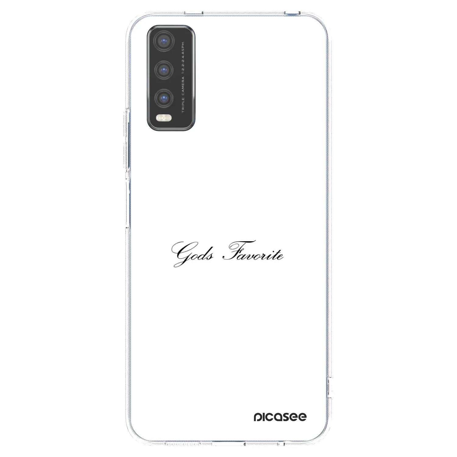 Picasee silikonový průhledný obal pro Vivo Y20s - Gods Favorite