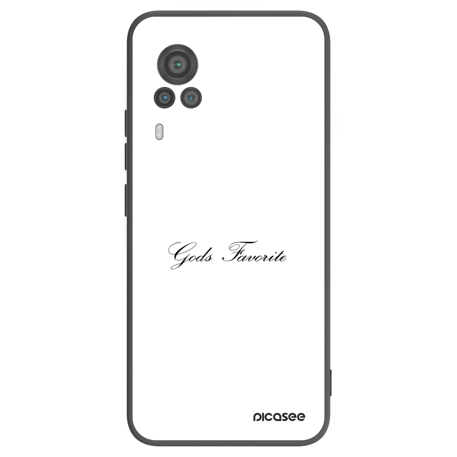 Picasee silikonový černý obal pro Vivo X60 Pro 5G - Gods Favorite